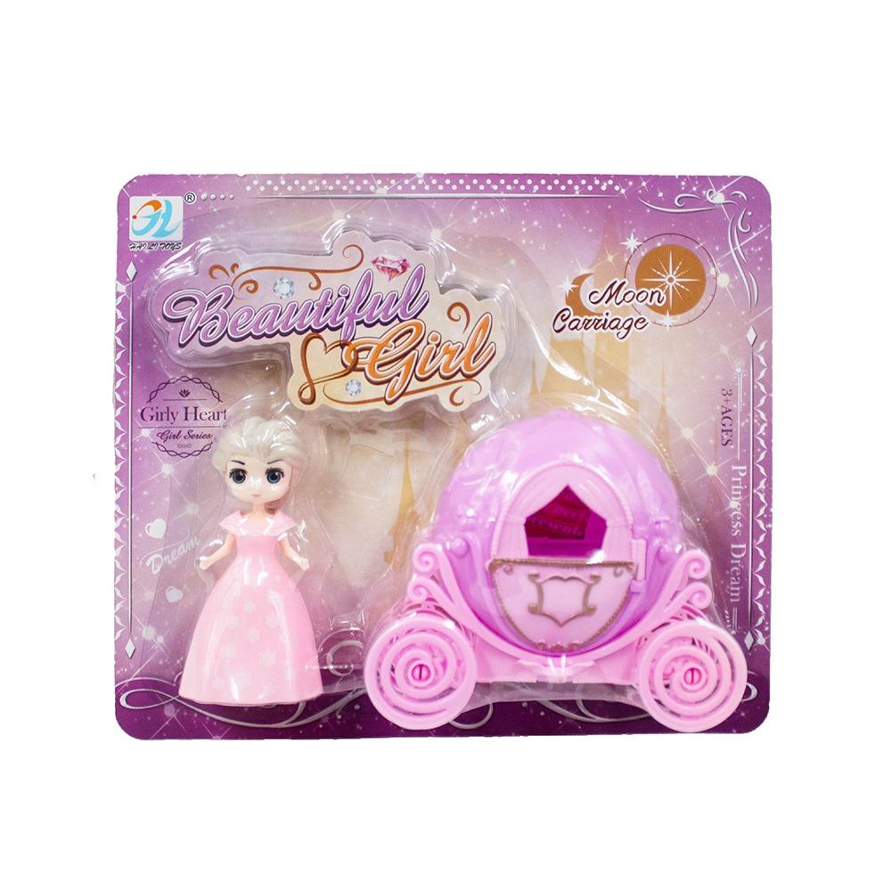 BONECA COM CARRUAGEM 